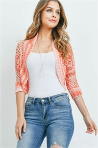 Orange Blazer/Cardigan