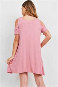 Dark Rose Short Dress