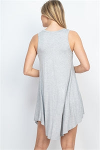 Light Grey Short Sleeve Dress