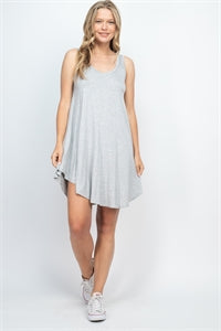 Light Grey Short Sleeve Dress