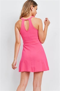 Fuchsia Short Dress